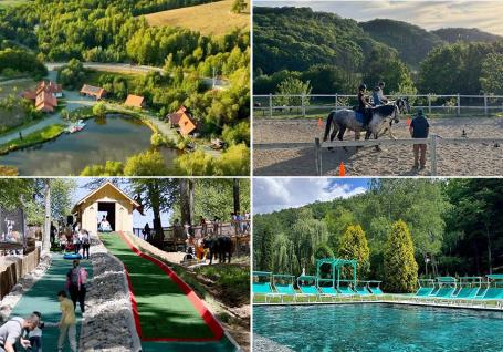 Escapade de vară: Locuri din Bihor unde vă puteți ascunde de caniculă, cu piscine, cai, tiroliene și mâncare bună (FOTO)