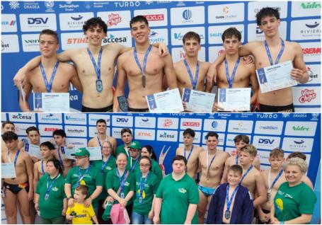 Peste 80 de sportivi ai CS Crișul Oradea au participat la Swimathon 2026 și au susținut cauze caritabile