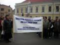 Personalul nedidactic din Bihor a protestat la Prefectură, împotriva salariilor de mizerie (FOTO)