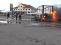 Blocaj în zona Vămii Borş: Un incendiu a făcut scrum două TIR-uri şi o remorcă (FOTO / VIDEO)