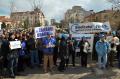 Sute de sindicalişti au protestat împotriva noului Cod al Muncii