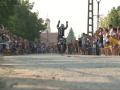 Motocicliştii şi-au comemorat un tovarăş decedat, prin cascadorii şi demonstraţii pe două roţi (FOTO/ VIDEO)