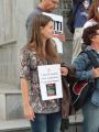Solidari cu Roşia Montană, orădenii au protestat cu o tobă şi o găleată