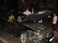 Accident spectaculos în Cantemir. O maşină a fost făcută praf, iar doi oameni au fost răniţi (FOTO)