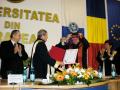 Supărat pe "lipsa de unitate" a sindicatelor, liderul Alma Mater s-a făcut Doctor Honoris Causa la Oradea (FOTO)