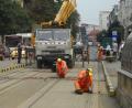 Au început lucrările la linia de tramvai de pe Magheru (FOTO)