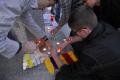 Au aprins o lumânare pentru tinerii care au murit în protestele împotriva comuniştilor, la Chişinău