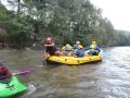 Zece sportivi polonezi au avut o experienţă unică la Şuncuiuş: Deşi au dizabilităţi locomotorii, au făcut rafting pe Criş (FOTO)