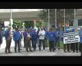Sindicaliştii bihoreni au protestat la sediul OMV din Viena