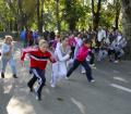 Sute de orădeni au ieşit în Parcul Brătianu la alergare (FOTO)