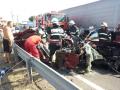 Accident lângă Săcueni: Cinci persoane rănite, după ce un Renault a fost spulberat de un TIR (FOTO / VIDEO)