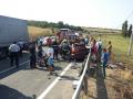 Accident lângă Săcueni: Cinci persoane rănite, după ce un Renault a fost spulberat de un TIR (FOTO / VIDEO)