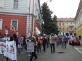 500 de orădeni au mărşăluit împotriva exploatărilor cu cianuri la Roşia Montană