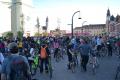 La Critical Mass 2016, bicicliştii au mulţumit Primăriei că le-a făcut piste