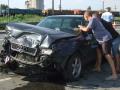 Dacie făcută ţăndări, după ce a fost izbită de un Audi, pe Centură (FOTO)