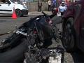 Poliţist motociclist mort, din cauza unui şofer grăbit care nu i-a acordat prioritate (FOTO/VIDEO)