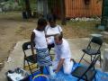 Primii copii haitieni ajutaţi de orădeanul Iosif Pop (FOTO)