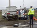 Accident lângă Aeroport: Un bărbat de 44 de ani a murit după ce s-a înfipt cu maşina într-un stâlp (FOTO)
