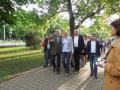 Chef electoral: Europarlamentarii PSD au venit să petreacă cu simpatizanţii în Parcul Bălcescu (FOTO)