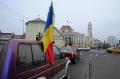 1 Decembrie inedit: Asociaţia "Descoperă România 4x4" a făcut turul Oradiei cu "gipane" şi cu steaguri (FOTO)