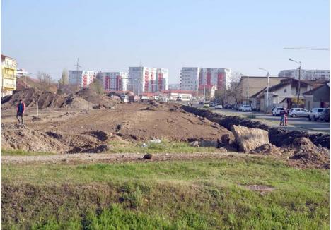 UNUL DIN CINCI. În 2019, Primăria Oradea şi-a propus să amenajeze în oraş cinci aşa-numite coridoare verzi, dar lucrările au demarat doar la cel de pe strada Barcăului (foto)