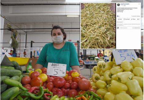 PE NET. Familia Botău vinde jumătate din producţia de legume în piaţă, iar cealaltă jumătate pe Facebook. „În piaţă, sunt zile bune şi zile cu vânzare slabă, dar pe internet tot ce postez se vinde”, spune Bianca Botău (foto)