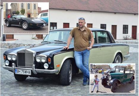 COLECŢIONARUL. Probabil cel mai împătimit retromobilist din Oradea este Adrian Farcaş (foto), care deţine cinci piese marca Rolls Royce, mai vechi de 40 de ani, plus o sportivă americană, Corvette Stingray din 1981, şi un Peugeot 201 Torpedo fabricat în 1929, pe care încă îl restaurează
