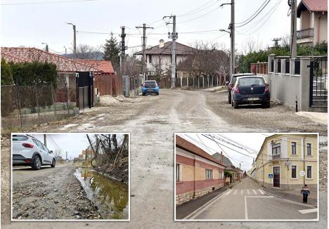 DRUM DE PĂMÂNT. Străzi precum Gheorghe Doja, Sofiei și Școalelor, a căror modernizare a fost amânată până la înlocuirea rețelelor din subteran, ar putea intra în asfaltare anul acesta.