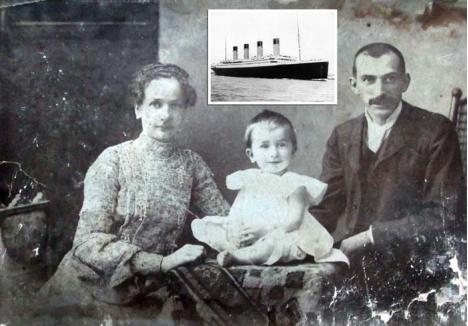 AMINTIRI. Olivia are o singură fotografie în care bunicul ei, Ladislau Amrein, apare alături de mama şi de tatăl lui, pe care toţi îl ştiu dispărut pe Titanic