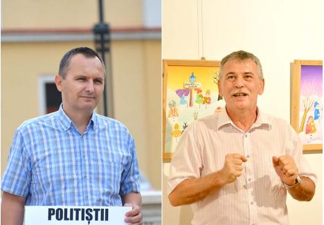 OAMENI LIBERI. Prima confruntare electorală în Oradea îl va avea vârf de lance al POL pe Mircea Jacan (dreapta), director de instituţie subordonată CJ Bihor, sprijinit de Orlando Balaş (stânga), fost membru USR şi PNL, dar şi consilier al primarului Ilie Bolojan