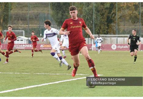 GOL-TRICK. De când a ajuns la AS Roma, orădeanul a marcat atât pentru echipa U17, cât şi pentru cea de U18 a clubului 