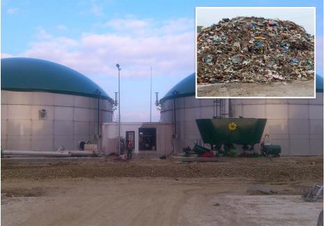 ENERGIE CURATĂ. Construită cu bani europeni, centrala pe biogaz Ecoland din Săcueni ar putea să se reinventeze şi, în loc să folosească dejecţii animaliere şi cereale ca materii prime, să producă gaz şi energie electrică din deşeurile biodegradabile aruncate de orădeni
