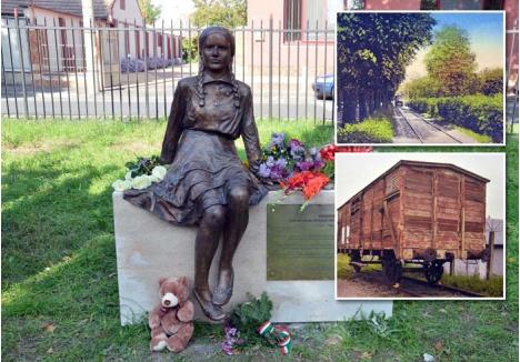 VEŞNIC COPII. Săptămâna trecută, joi, în Parcul Bălcescu a fost dezvelit monumentul "Eva Heyman", dedicat tuturor copiilor şi evreilor trimişi de aici spre moarte, în vagoane folosite pentru transportul vitelor