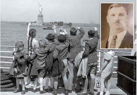 DRUMUL DE 4 ANI. Aproape 4 ani i-au trebuit lui Ioan Jinari (foto) să ajungă din Roşia Montană până pe celebra Ellis Island în New York, unde în 1900 a debarcat de pe un transatlantic alături de sute de alţi imigranţi din toată Europa
