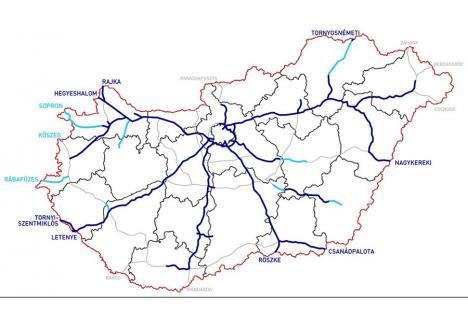 ŢARA ASFALTULUI. Reţeaua de autostrăzi a Ungariei are în prezent peste 1.790 km şi, până în 2025, va avea peste 2.500 km, surclasând-o pe cea din Austria, care numără 2.100 km. Noua autostradă M4 spre Budapesta, care se leagă de A3 la Borş II, va avea o lungime totală de 233 km, din care 129 km sunt deja circulabili, iar în lucru se află încă 27