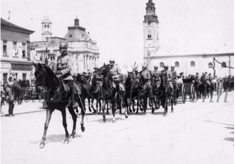 20 APRILIE 1919. Trupele române au intrat în Oradea, defilând prin centrul oraşului