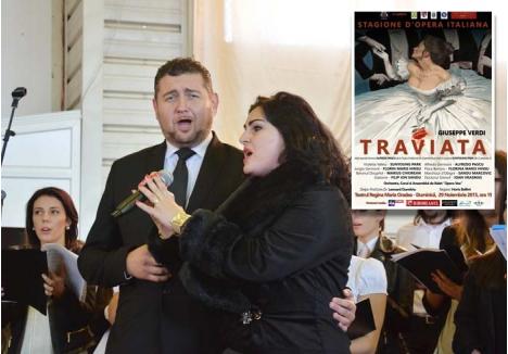 VOCI DE POVESTE. Între protagoniştii "Traviatei" orădene vor fi doi orădeni, Florin şi Florina Mariş Hinsu, solişti de muzică clasică demult consacraţi. În timp ce soţia sa a mai jucat în "Traviata" inclusiv pe scena Operei din Viena, baritonul s-a pregătit special pentru acest rol în Statele Unite, cu celebra Virginia Zeani