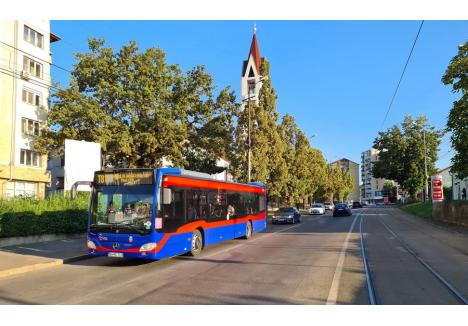 Circulația tramvaielor pe ruta Parcul Olosig - Biserica Emanuel este oprită în cursul zilei de sâmbătă. Traficul călătorilor va fi preluat de autobuzele liniei T8.
