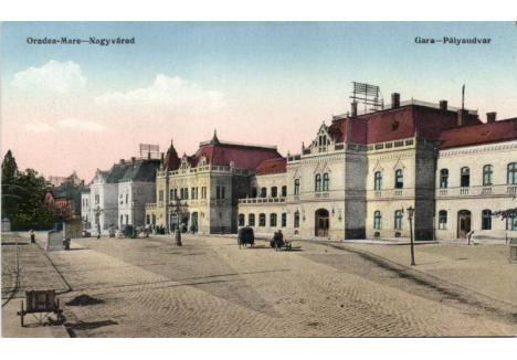 Gara Oradea, în anii 20