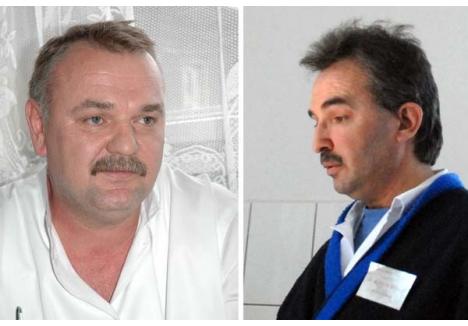 Anestezistul Vladimir Topală (stânga) şi ginecologul Radu Scridon (dreapta), acuzaţi de ucidere din culpă, au fost condamnaţi la închisoare cu suspendare şi plata unor despăgubiri de aproape 150.000 de euro familiei victimei