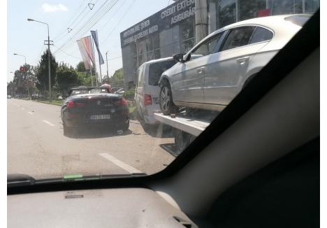 foto: Facebook Info Trafic Bihor Oradea/Cătălin Dan