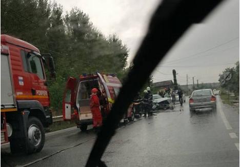 accident Săcueni - foto: facebook grupul Info Trafic Bihor