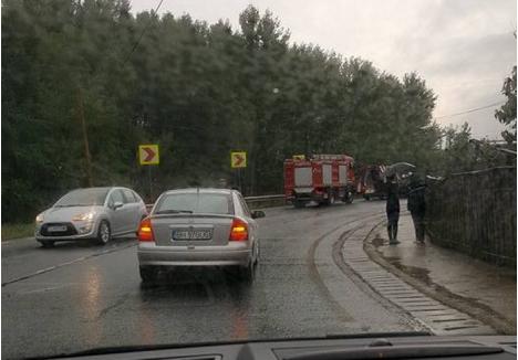 accident Săcueni - foto: facebook grupul Info Trafic Bihor