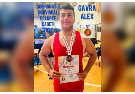 Alex Gavra la Campionatul Naţional de Lupte pentru cadeți