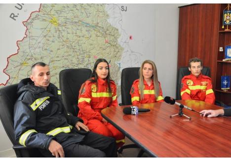 Voluntarii ISU Crişana, printre cursanţii pregătiţi în centrul de la Sântion