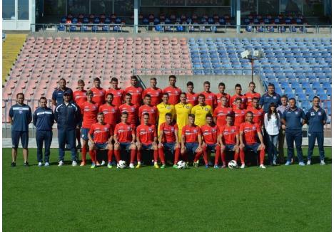 Echipa FC Bihor de la începutul ultimului sezon