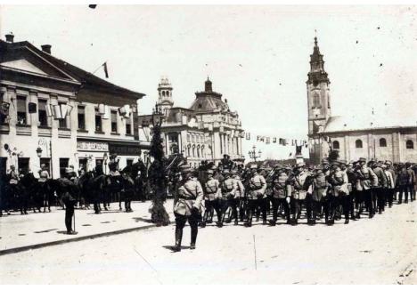 Pe 20 aprilie 1918, în zi de paşte, militarii români, conduşi de generalul Traian Moşoiu, au eliberat Oradea de sub ocupaţie străină