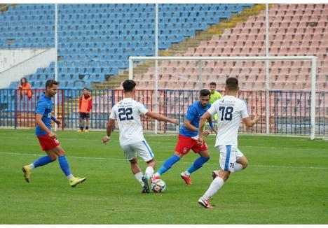 La meciul de acasă cu Sportul Șimleu, FC Bihor a câștigat cu 1-0 (foto: Paul Lelea)