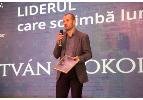István Szokolszky, omul din spatele proiectului "24 de ore pentru un zâmbet", a primit premiul "Liderul care schimbă lumea"