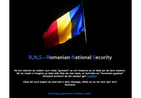 Prima "lovitură" dată de grupul "Romanian National Security" a vizat site-ul publicaţiei britanice Daily Telegraph. Atacul a avut loc la începutul lunii aprilie